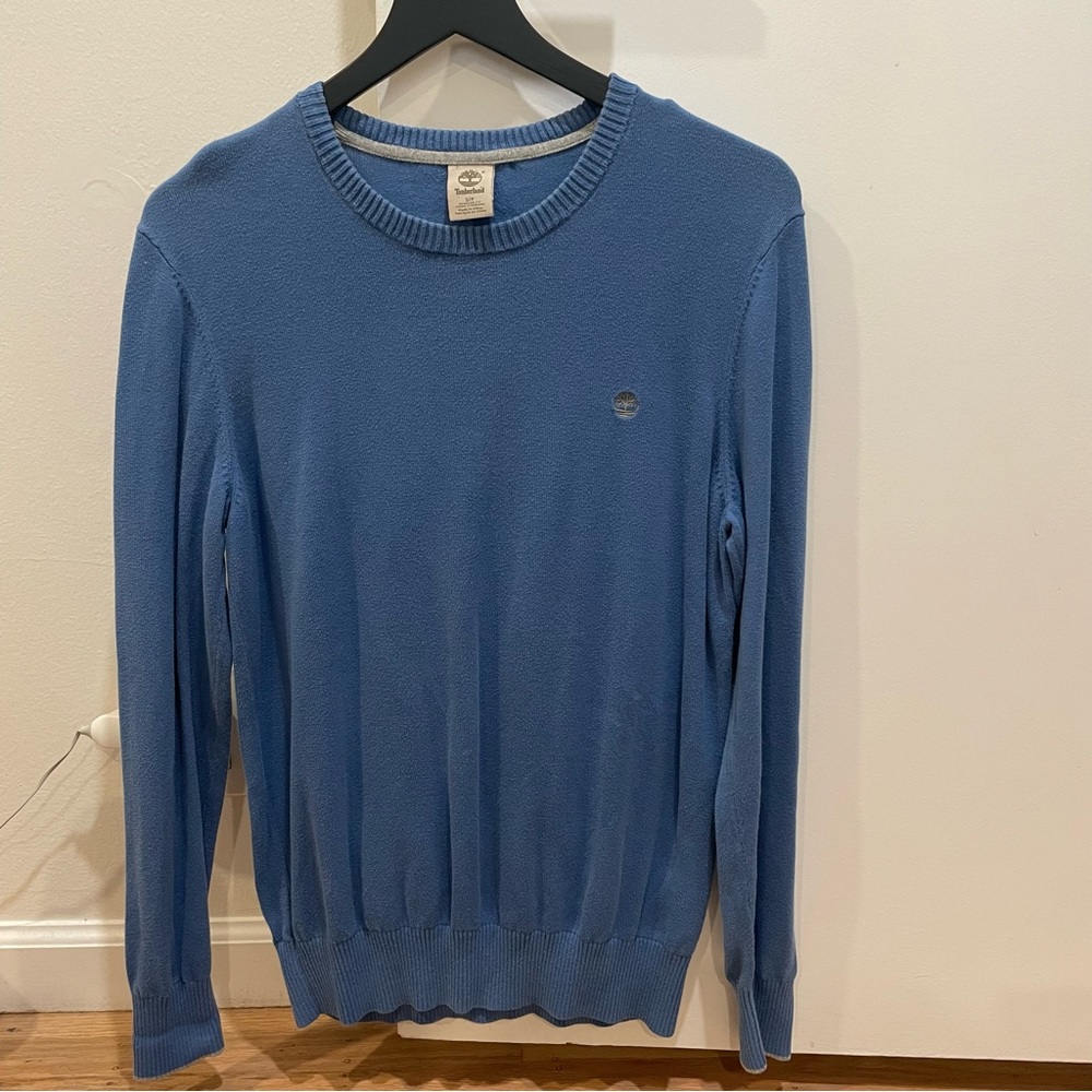 Timberland crewneck sweater, men, blue, S